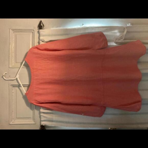 J.Jill XL Salmon Linen Tunic (fits best size Large) - Picture 8 of 9